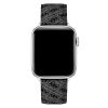 Guess Logo Leather Band for Apple 42-44 MM Watch (CS3001S1) - Black