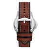 Fossil Blue Three-Hand Date Brown Eco Leather Men's Watch (FS5961)