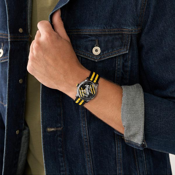 Fossil Limited Edition Harry Potter™ Three-Hand Hufflepuff™ Nylon Watch (LE1159)