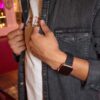 Guess Silcone Band With Crystal Inserts for Apple 42-44 Mm Watch (CS3004S2)