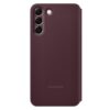 Samsung Smart Clear View Cover (Suits Galaxy S22+) - Burgundy