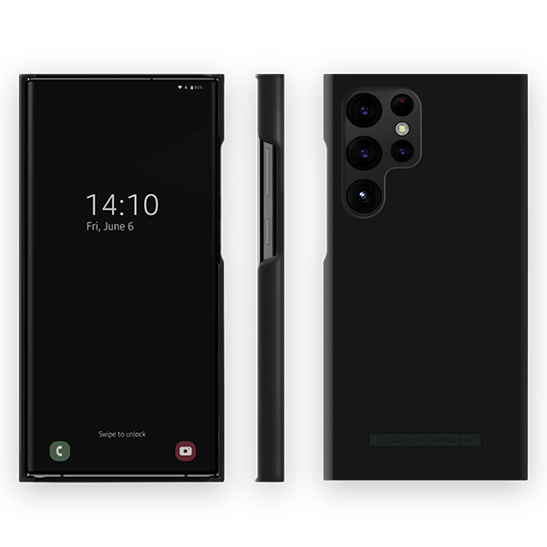 Ideal of Sweden Seamless Case (Suits Galaxy S23 Ultra) - Coal Black