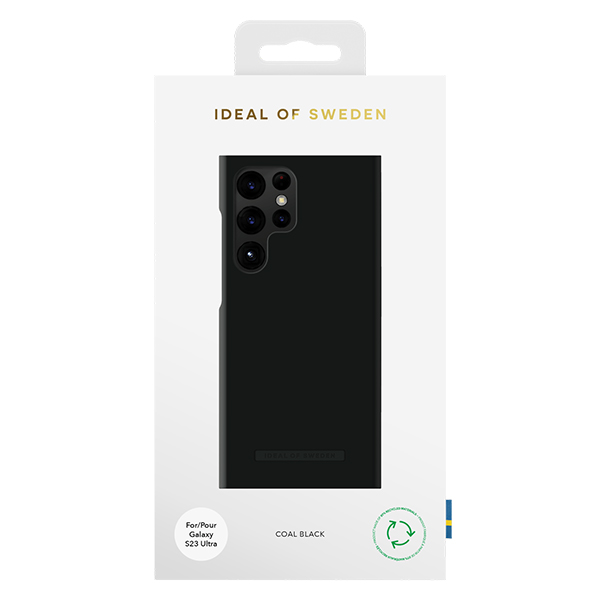 Ideal of Sweden Seamless Case (Suits Galaxy S23 Ultra) - Coal Black