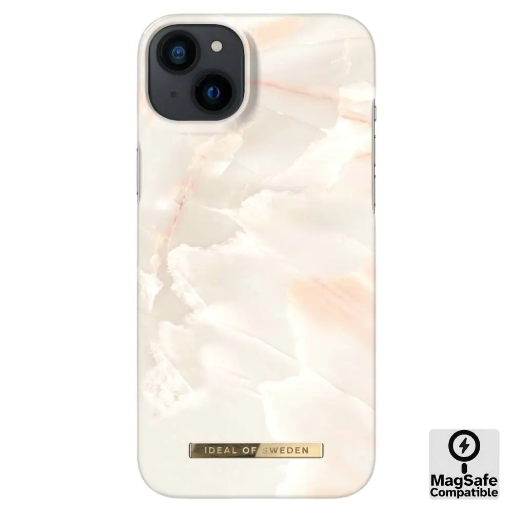Ideal of Sweden Fashion MagSafe Rose Pearl Marble Case (Suits iPhone 14 Plus) - Phone Parts Warehouse