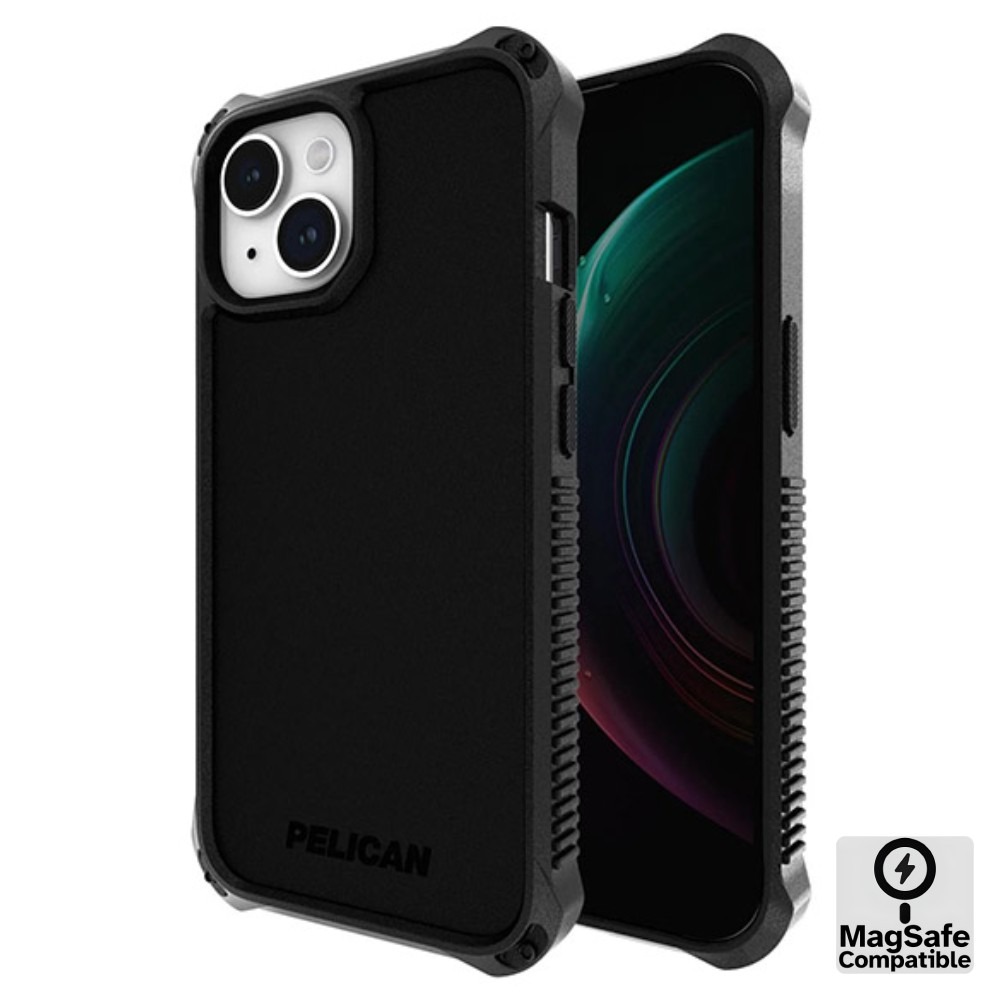 Pelican Guardian MagSafe Case (Suits iPhone 15) – Black - Phone Parts Warehouse