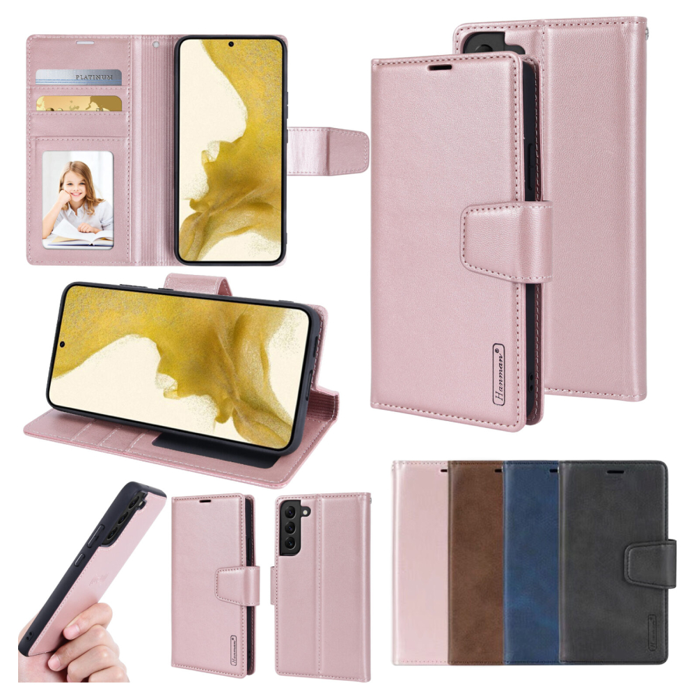 OPPO A6x 4G/ A6x 5G/ A6 5G Wallet Case – Rose Gold [Hanman] – Phone ...