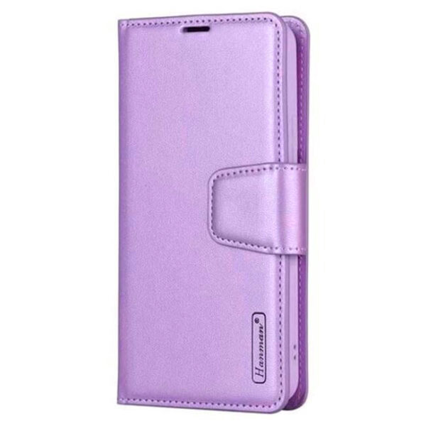 iPhone 12 Pro Max Wallet Case - Purple [Hanman] - Image 1