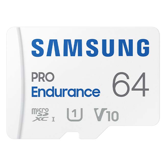 Samsung 64GB PRO Endurance Micro SDXC Card With Adaptor - Phone Parts Warehouse