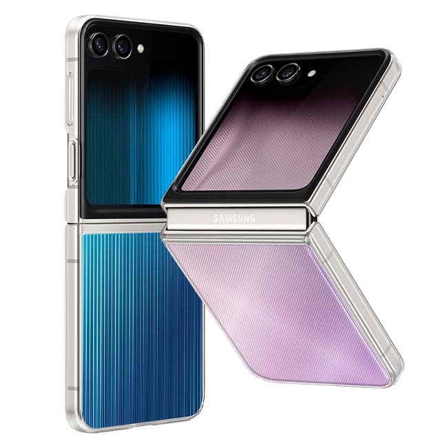Samsung Flipsuit Case (Suits Galaxy Z Flip 5) - Transparent - Image 2