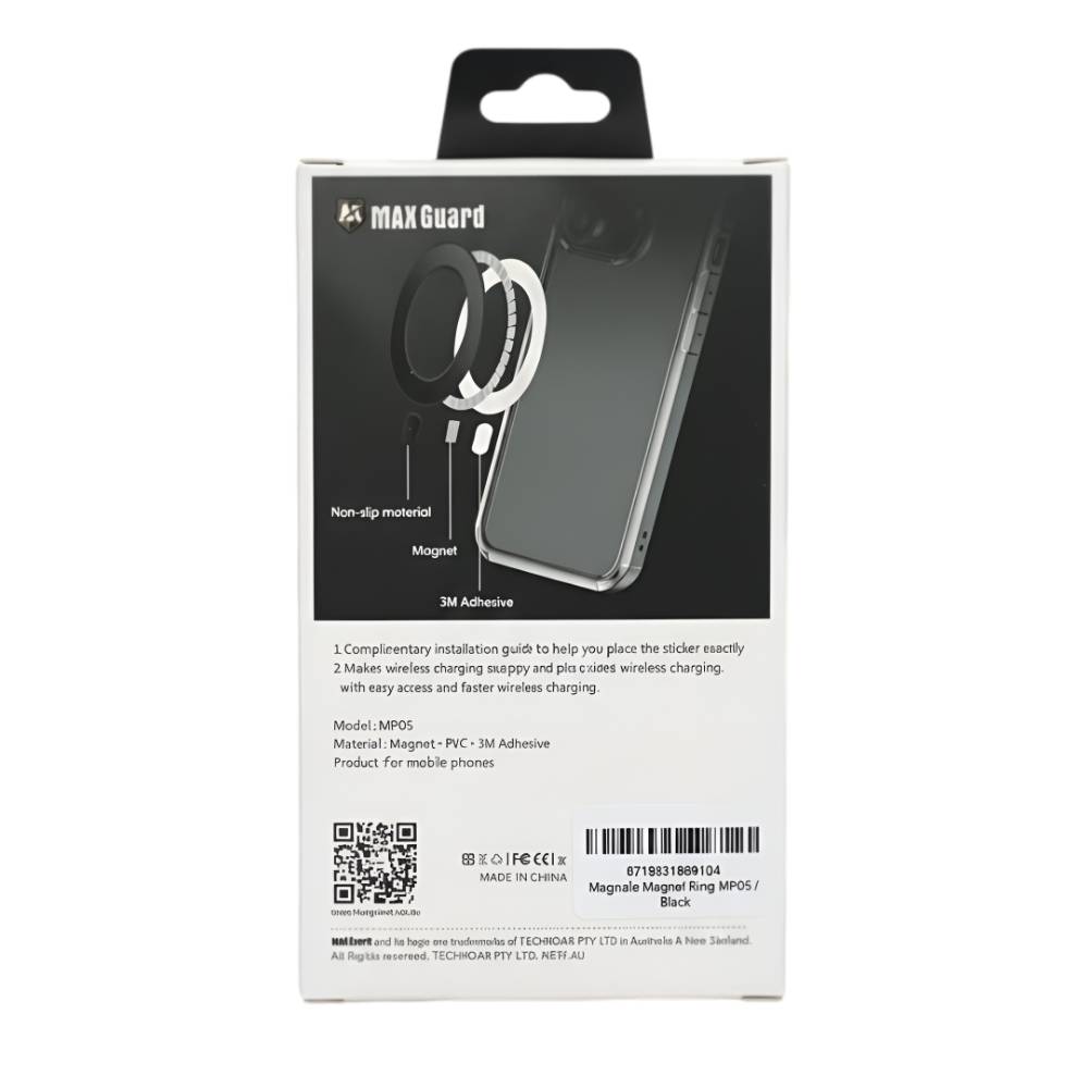 Soka For Magsafe Megnet Ring MP05 - Black - Image 4