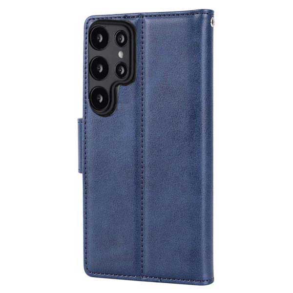 Galaxy S23 Ultra Wallet Case - Blue [Hanman] - Image 2