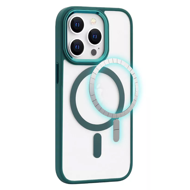 Soka Hard MagSafe Case (Suits iPhone 14 Pro) - Green - Image 4