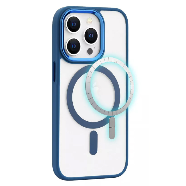 Soka Hard MagSafe Case (Suits iPhone 14 Pro Max) - Navy - Image 4