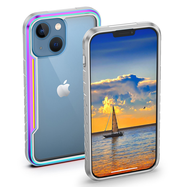 Soka Metal Case (Suits iPhone 15 Plus) - Rainbow - Image 2