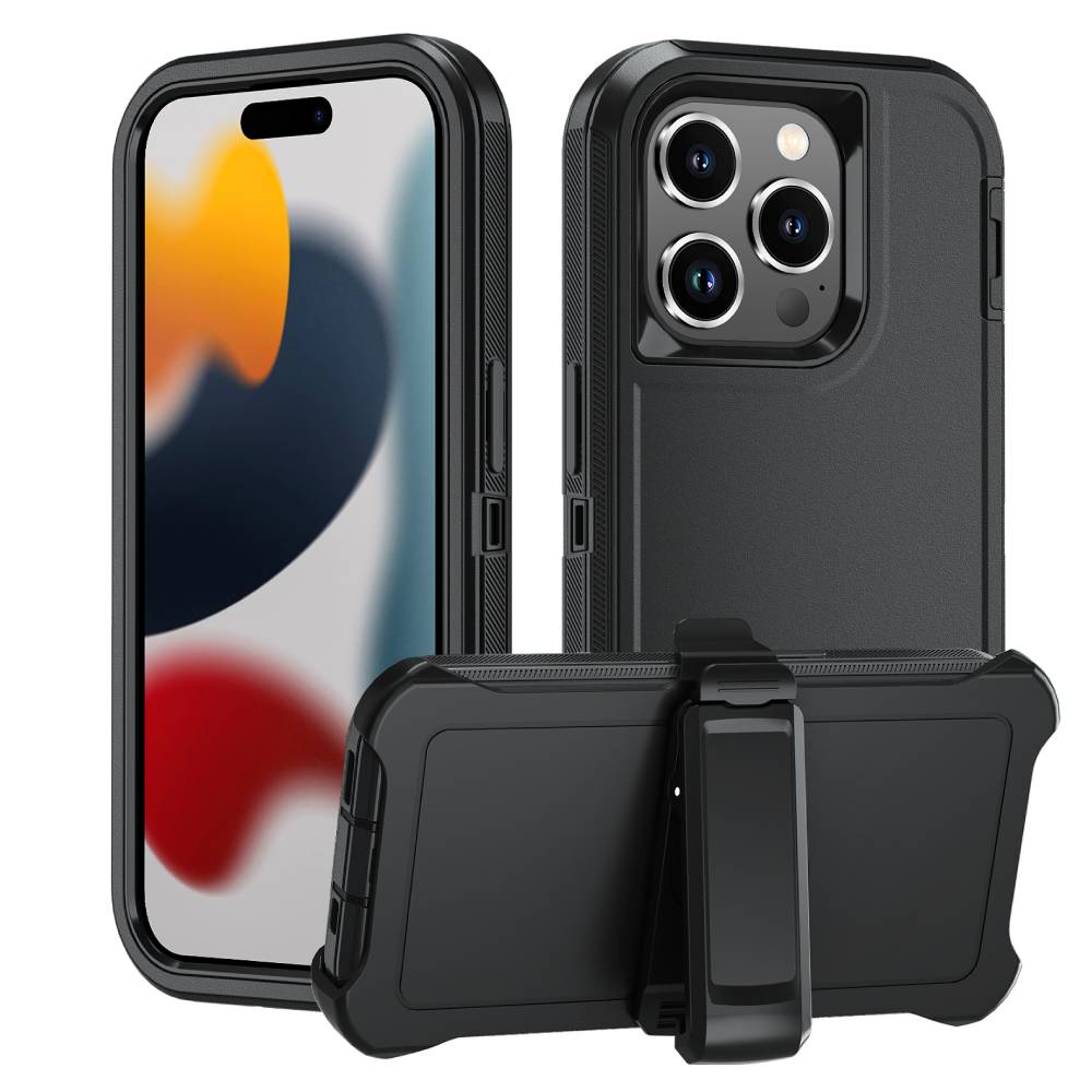iPhone 11 Pro Max Rugged Phone Case Black - Phone Parts Warehouse