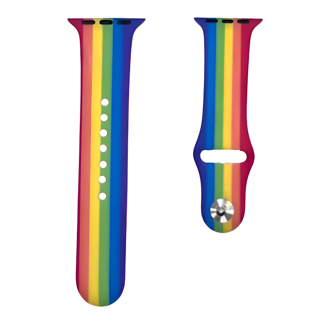 TPU Band For Apple Watch (42/44/45 MM) – Rainbow - Phone Parts Warehouse