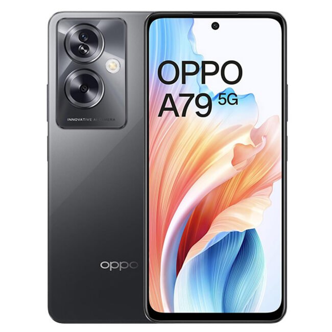 Oppo A79 5G (6.72-inch, 4GB RAM+128GB Storage) – Mystery Black - Phone Parts Warehouse