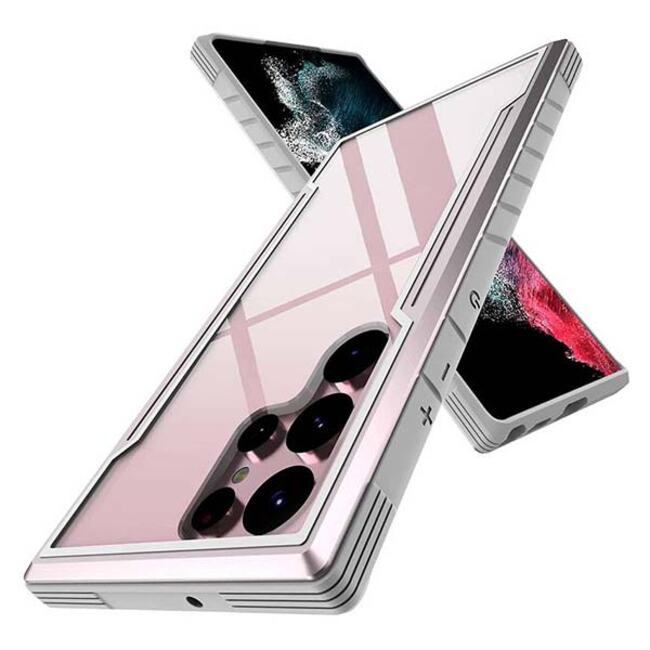 Soka Metal Case (Suits Galaxy S23 Ultra) - Rose Gold - Image 2