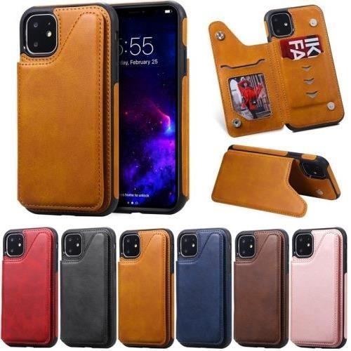 Soka Card Leather Back case For Galaxy S24 Plus – Black - Phone Parts Warehouse