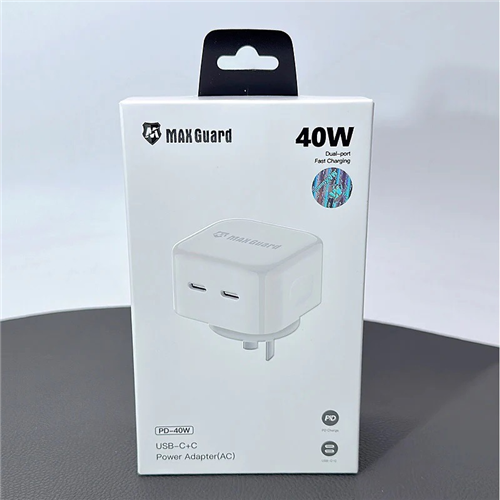 Maxguard PD 40W 2 USB-C Power Adapter(AC) home wall charger PD40W - Phone Parts Warehouse