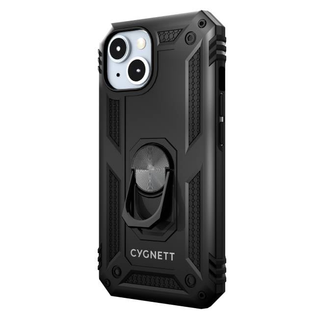 iPhone 15 Hard Back Case – Black [Cygnett Rugged Case] - Image 3