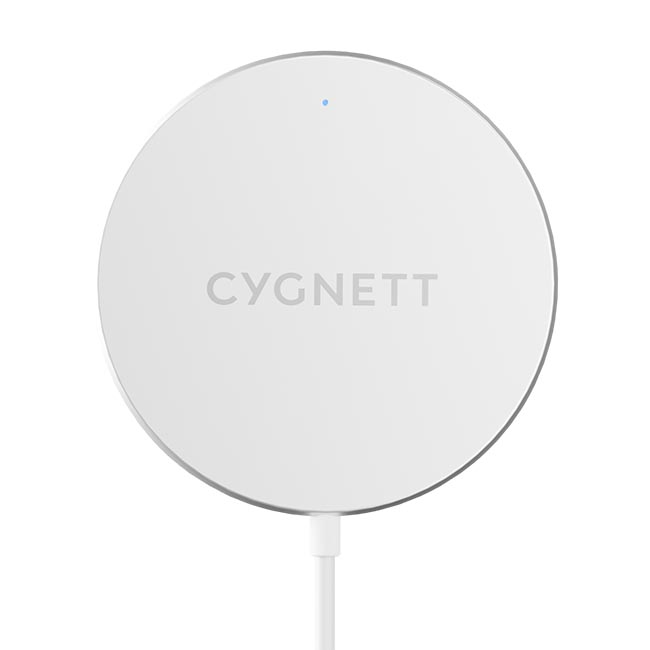 Cygnett MagCharge Magnetic Wireless Charging Cable 1.2M - White - Phone Parts Warehouse