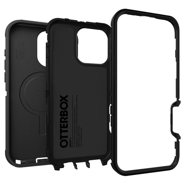 OtterBox Defender MagSafe Case (Suits iPhone 16 Pro Max) - Black - Image 3