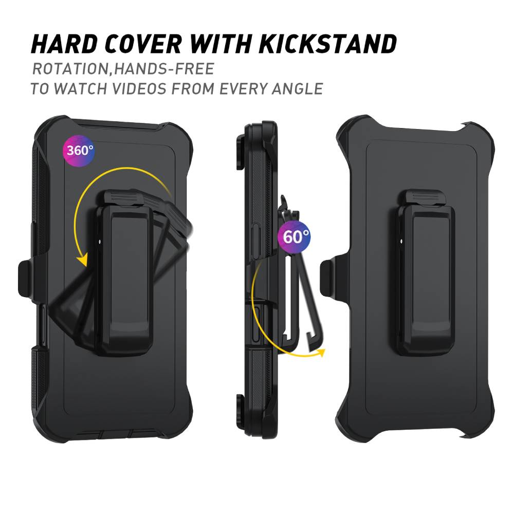 iPhone 16 Pro Rugged Phone Case Black - Image 3