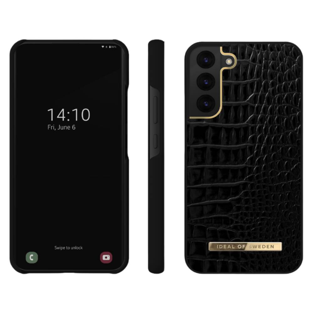 Ideal Of Sweden Atelier Case (Suits Galaxy S22) - Neo Noir Croco - Image 2