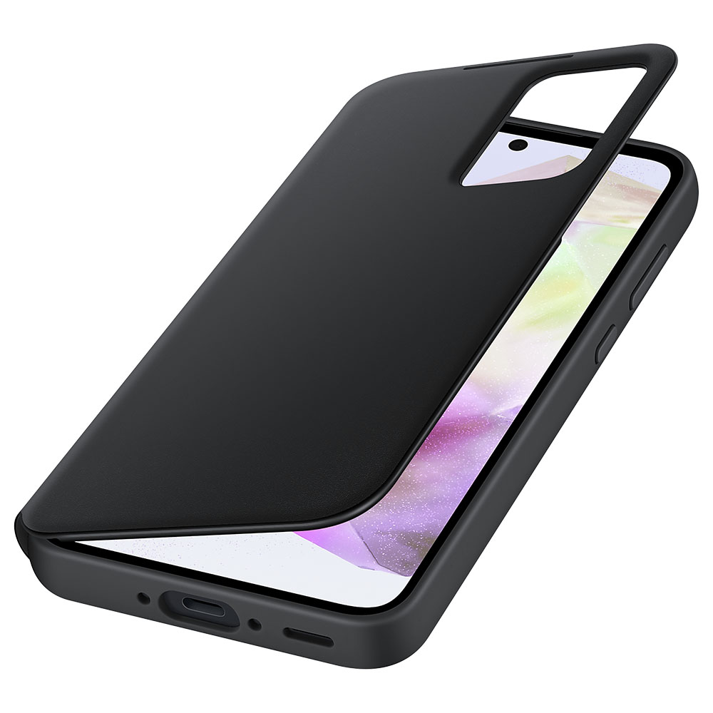 Galaxy A35 Wallet Case - Black [Samsung Smart View] - Image 3