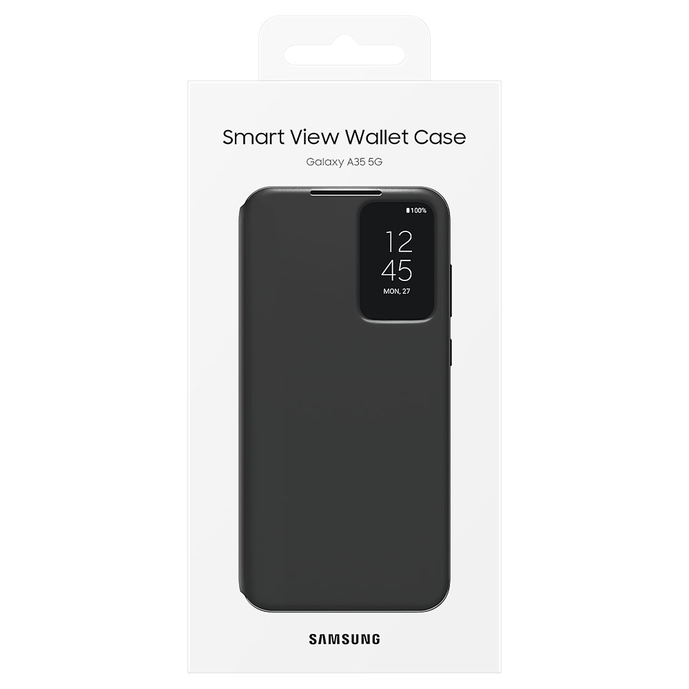 Galaxy A35 Wallet Case - Black [Samsung Smart View] - Image 5
