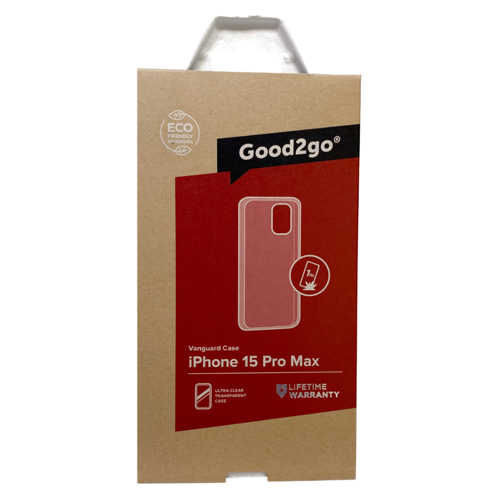 iPhone 15 Pro Max Space Case - Clear [Good 2 Go Vanguard] - Image 4