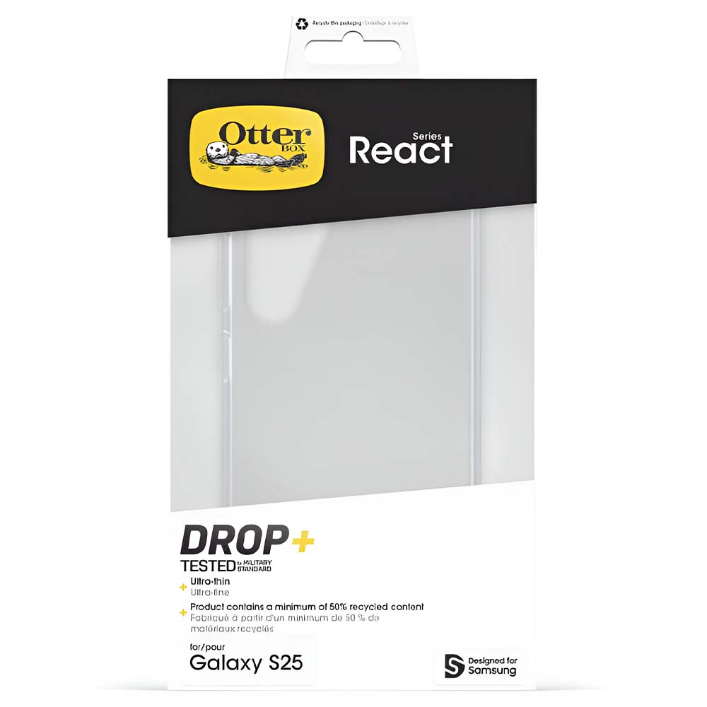 OtterBox React Case Suits Galaxy S25 - Clear - Image 5