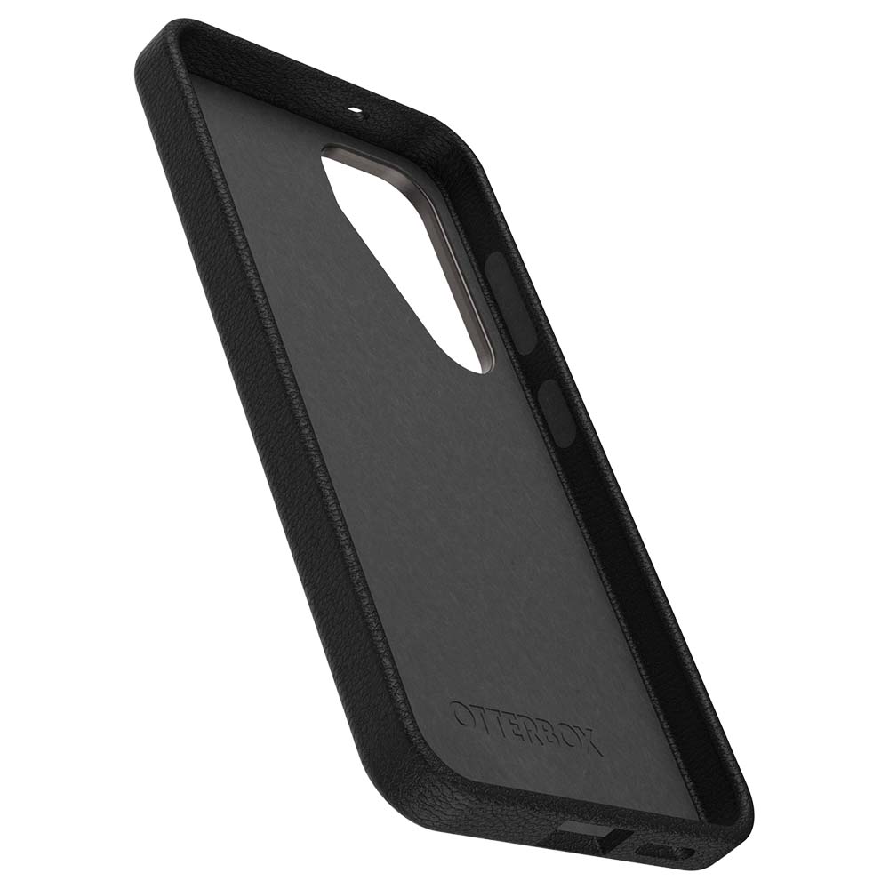 OtterBox Symmetry Cactus Leather Case Suits Galaxy S25 Plus - Noir Ash (Black) - Image 4