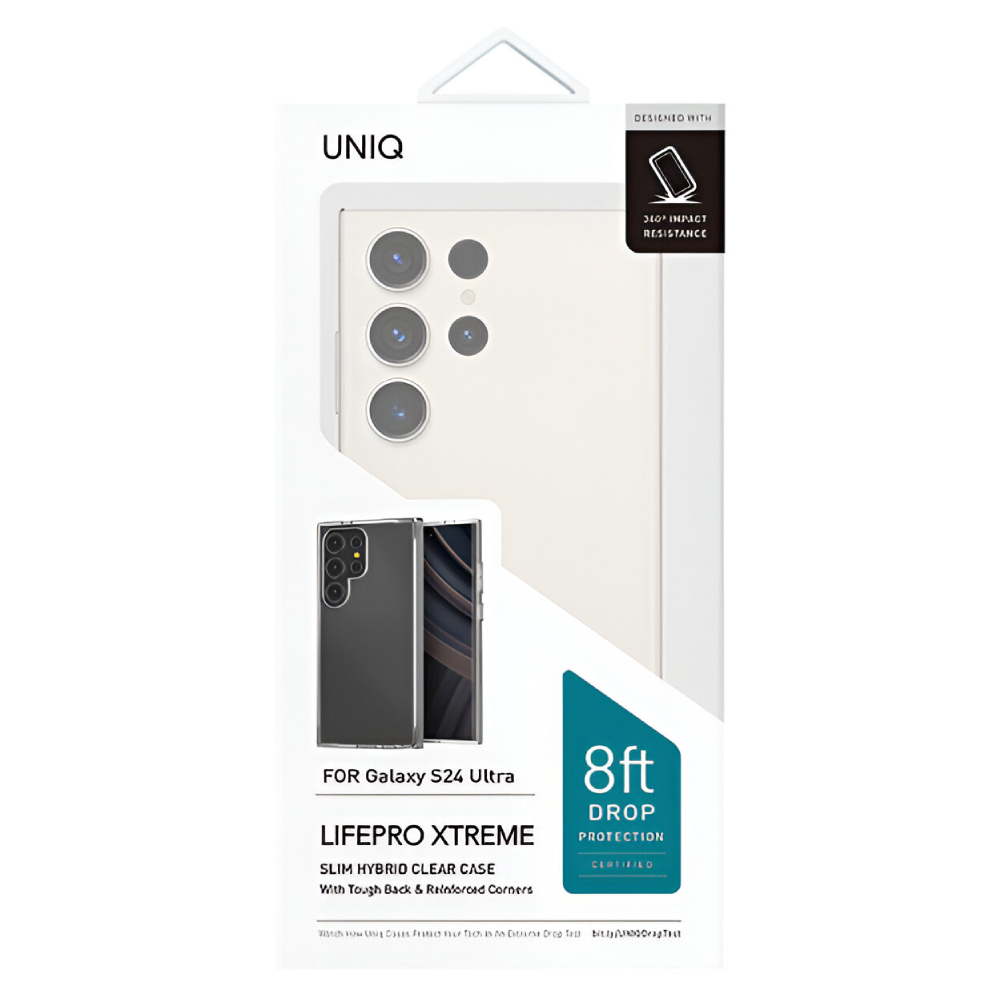 Galaxy S24 Ultra Tough Diamond Case Clear [UNIQ Lifepro Xtreme] - Image 4