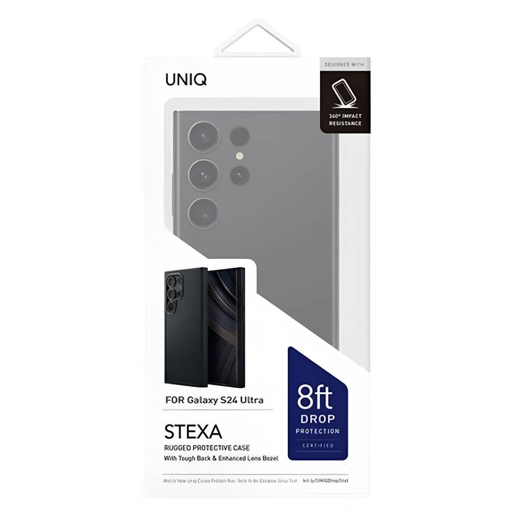 Galaxy S24 Ultra Hard Back Case Black [UNIQ Combat] - Image 4