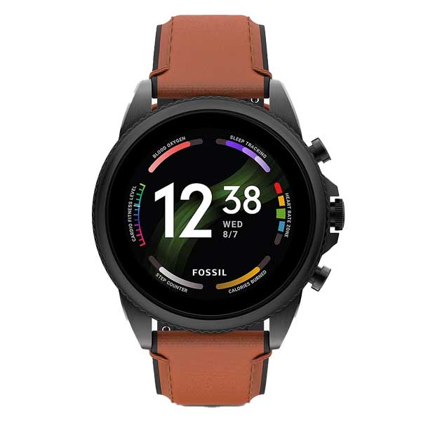 Fossil Gen 6 Brown Leather Smartwatch (FTW4062) - Phone Parts Warehouse