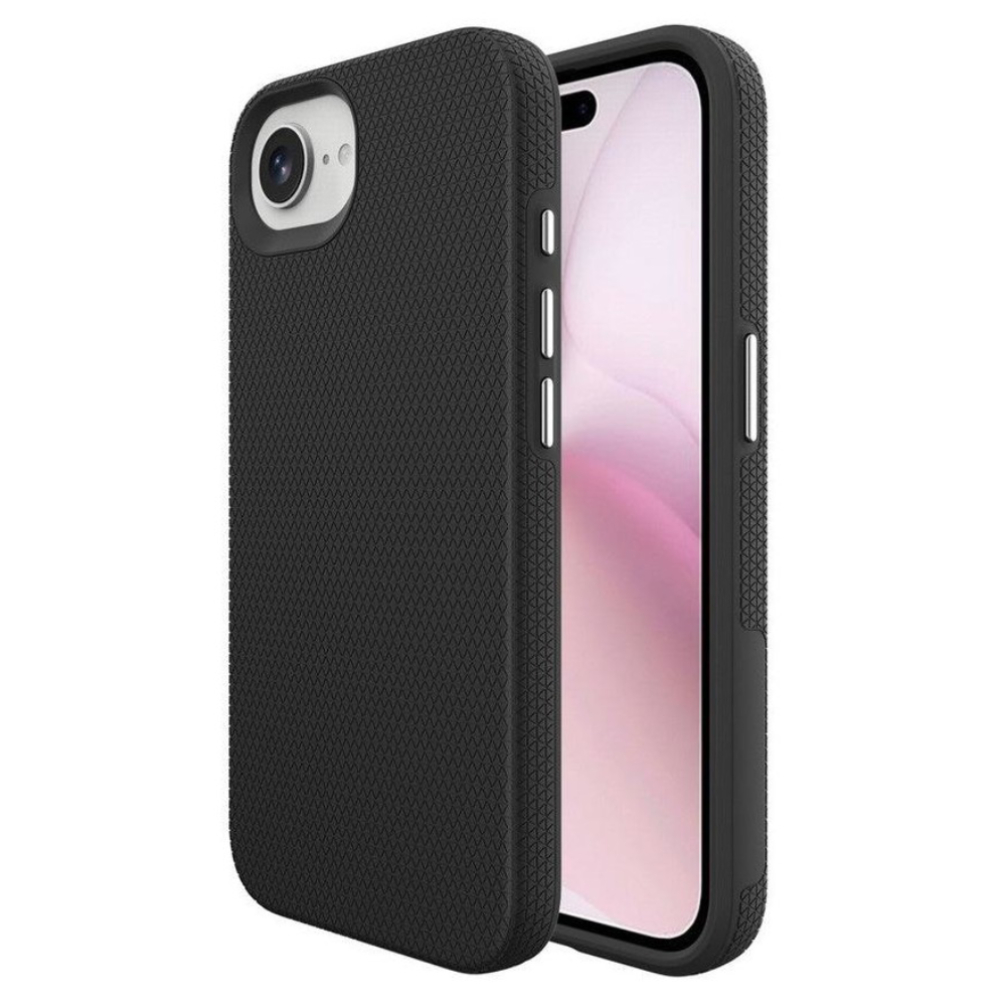 iPhone 17e/ 16e Triangle Case – Black - Phone Parts Warehouse
