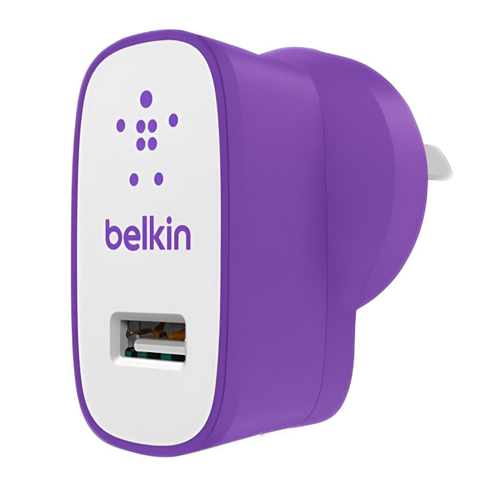 Belkin MIXIT Home Wall Charger 10W/2.1 AMP - Purple - Phone Parts Warehouse