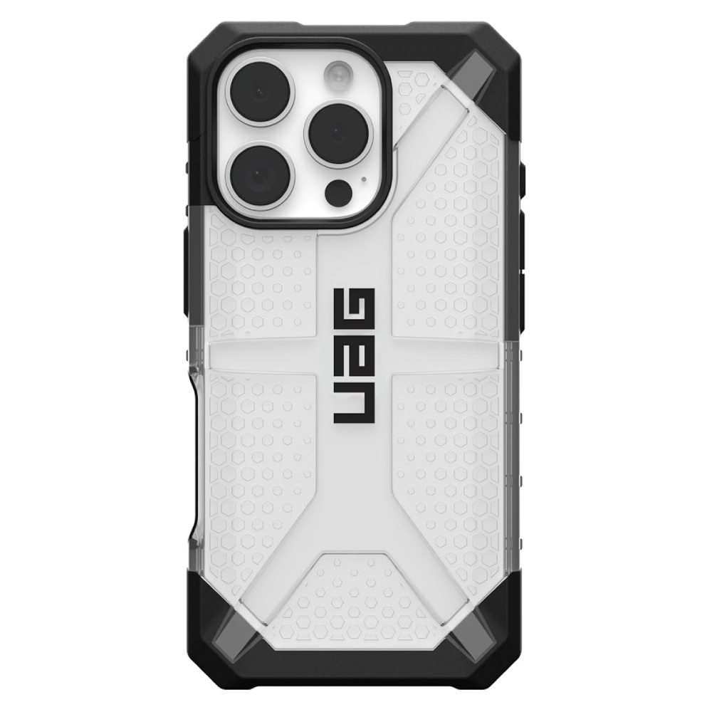 iPhone 16 Pro Max Hard Back Case - Clear/Black [UAG Plasma] - Image 2