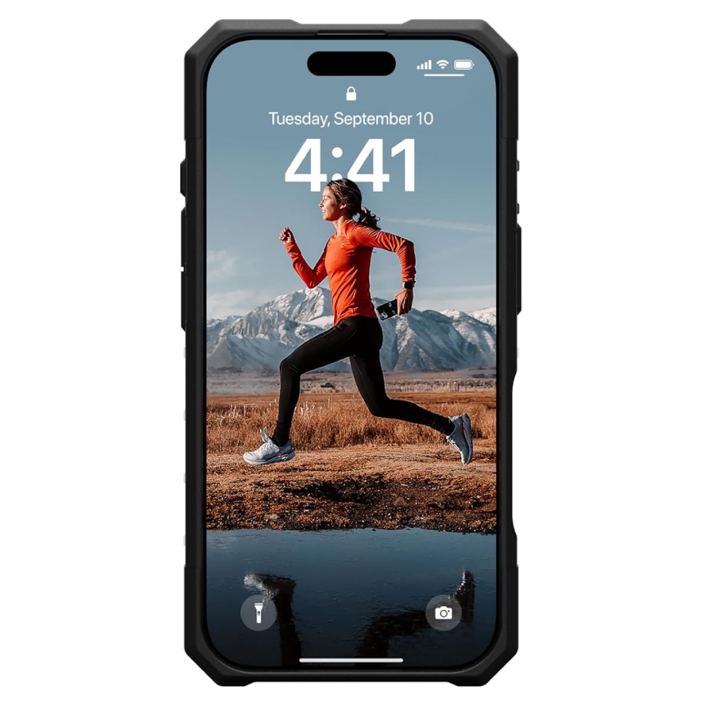 iPhone 16 Pro Max Hard Back Case - Clear/Black [UAG Plasma] - Image 3