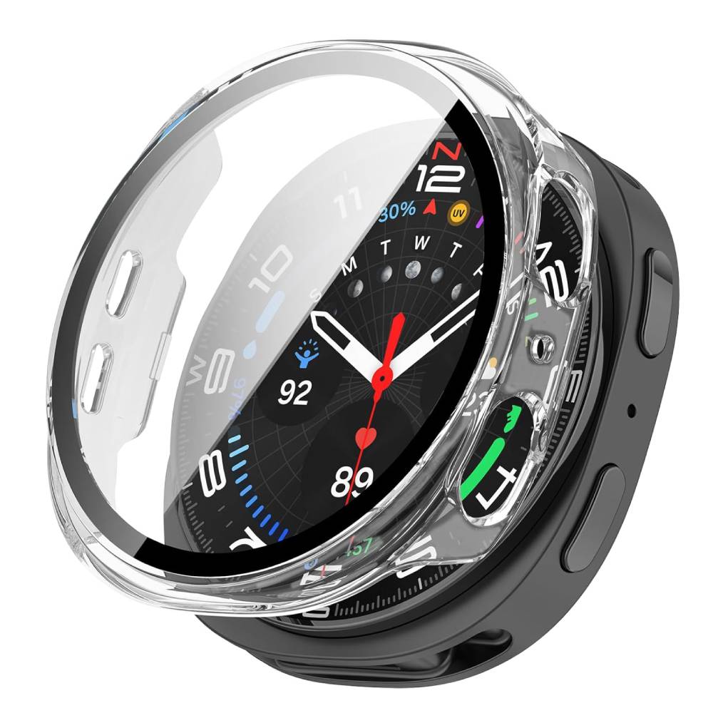 Galaxy Watch 8 PC Case + Glass (40 MM) – Clear - Phone Parts Warehouse