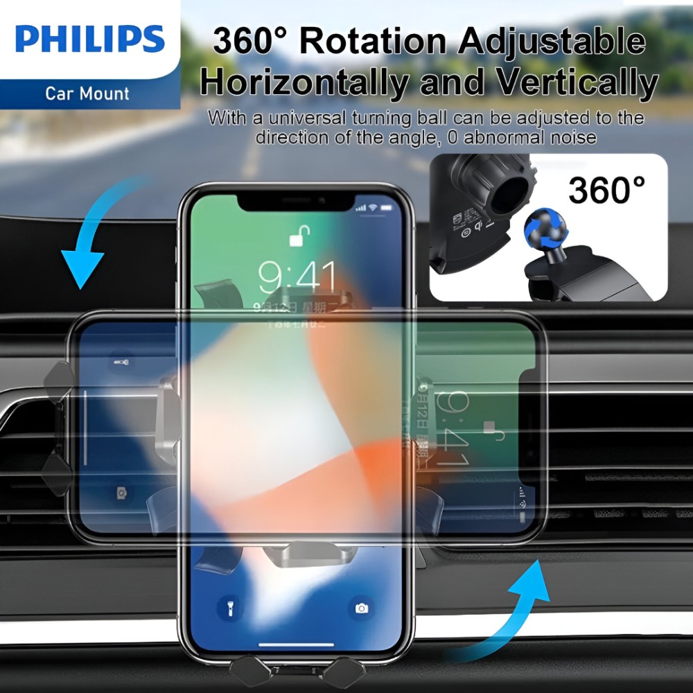 Philips Universal Car Phone Holder (DLK3601) - Image 3
