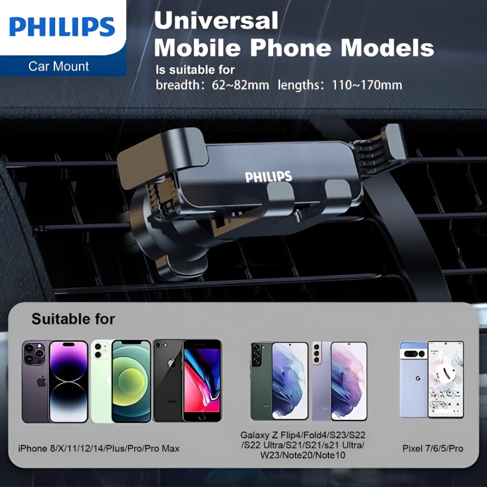 Philips Universal Car Phone Holder (DLK3601) - Image 5