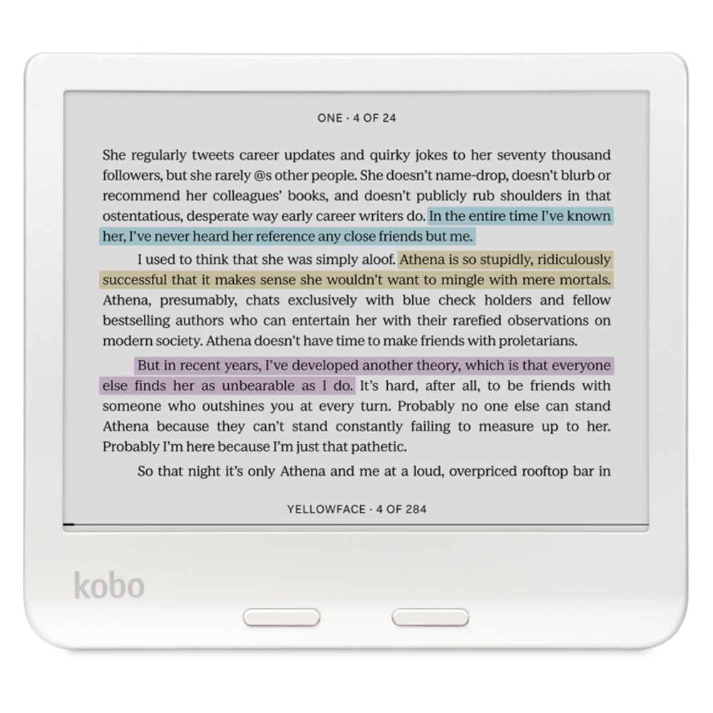 Kobo Libra Colour E-Book Reader (7-inch, 1GB RAM+32GB Storage) - White - Image 2