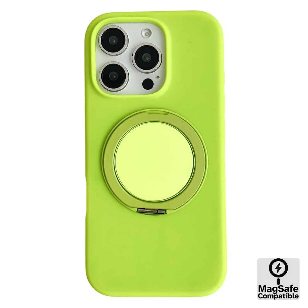 iPhone 17 Pro Max Liquid Stand MagSafe Case – Green - Phone Parts Warehouse
