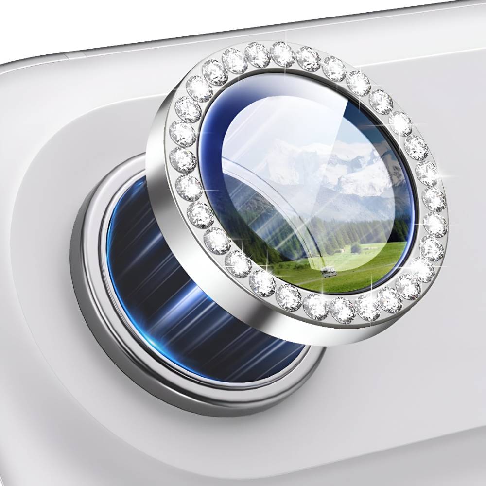 Galaxy S26 Camera Ring – Silver Diamond - Phone Parts Warehouse