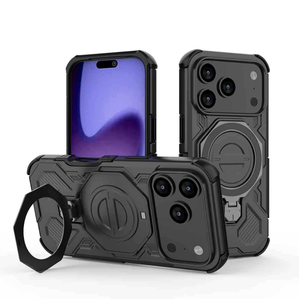 iPhone 17 Pro J20 Stand MagSafe Case – Black - Phone Parts Warehouse