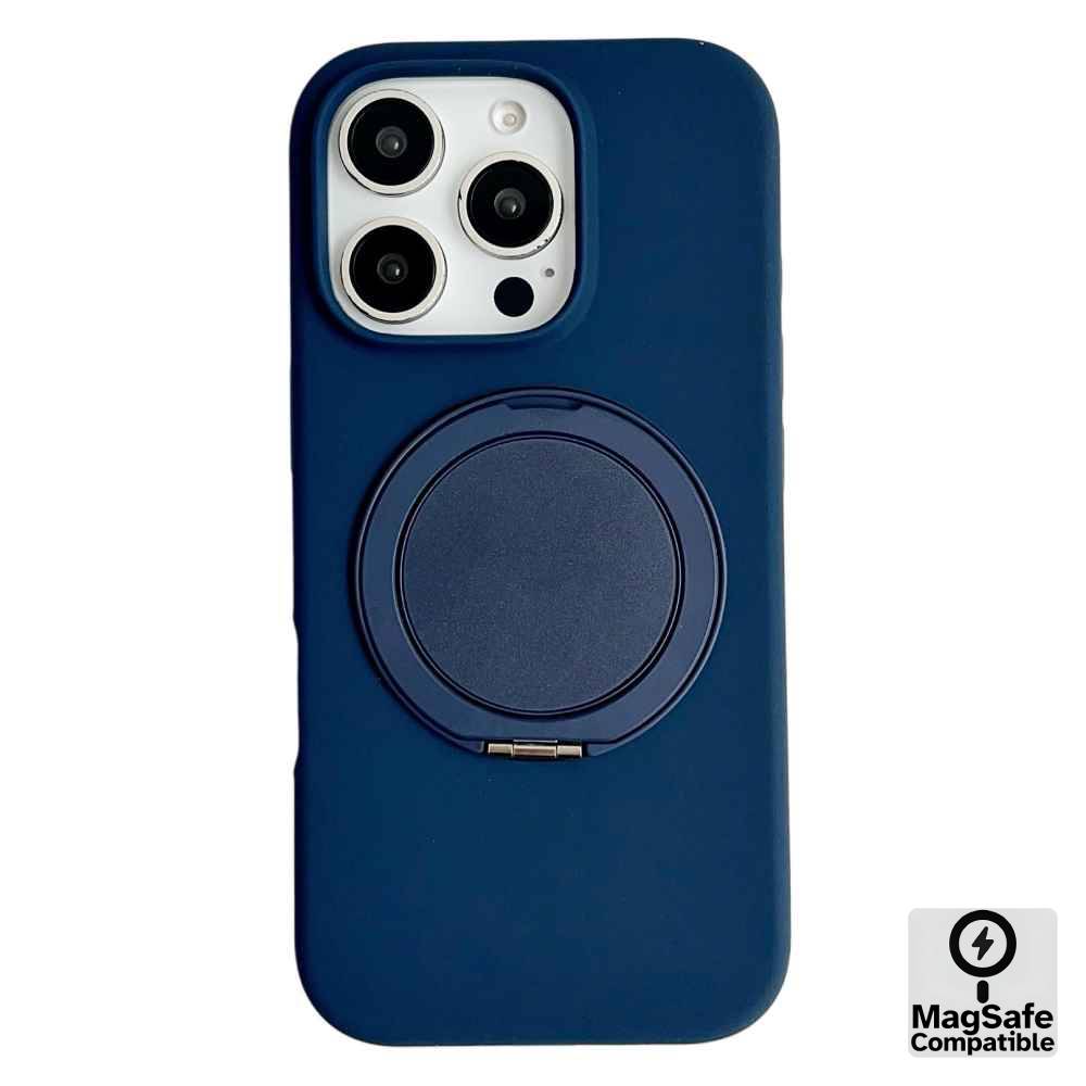 iPhone 17 Pro Max Liquid Stand MagSafe Case – Navy Blue - Phone Parts Warehouse