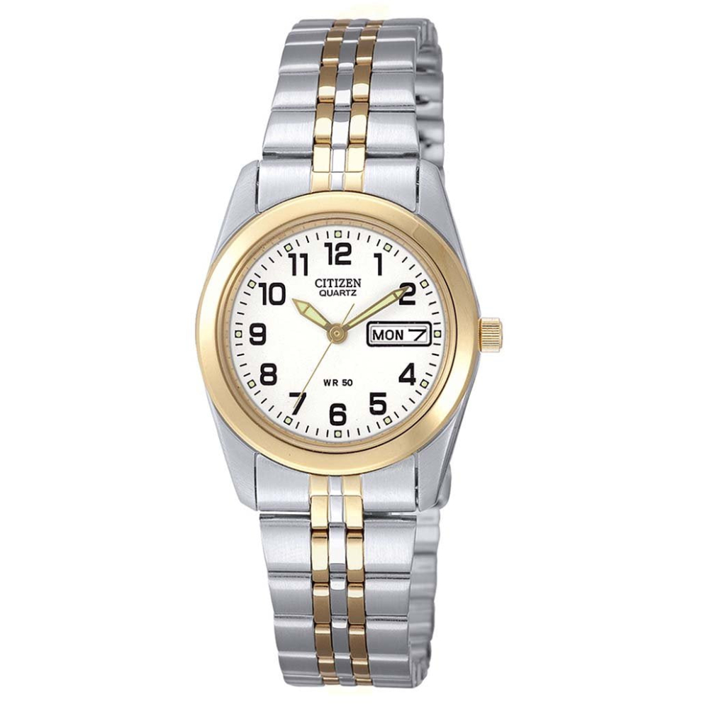 Citizen White Dial Stainless Steel Women's Watch (EQ0514-57A) - Phone Parts Warehouse